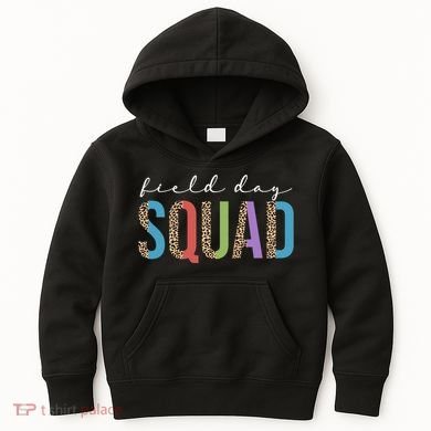 Field Day Squad Cheetah Print Kids Hoodie