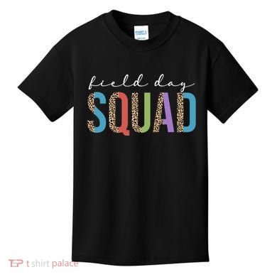 Field Day Squad Cheetah Print Kids T-Shirt