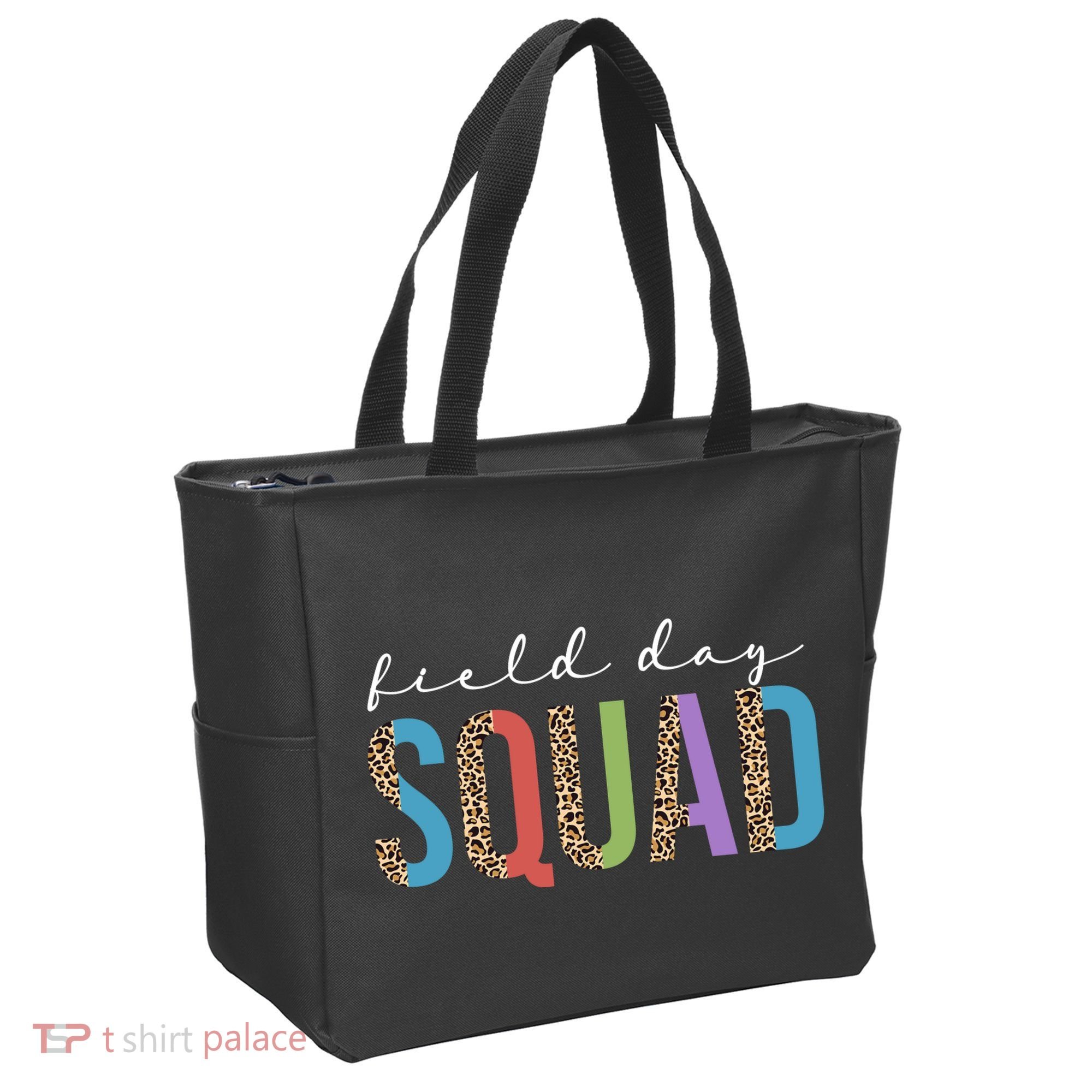 Field Day Squad Cheetah Print Tote Bag
