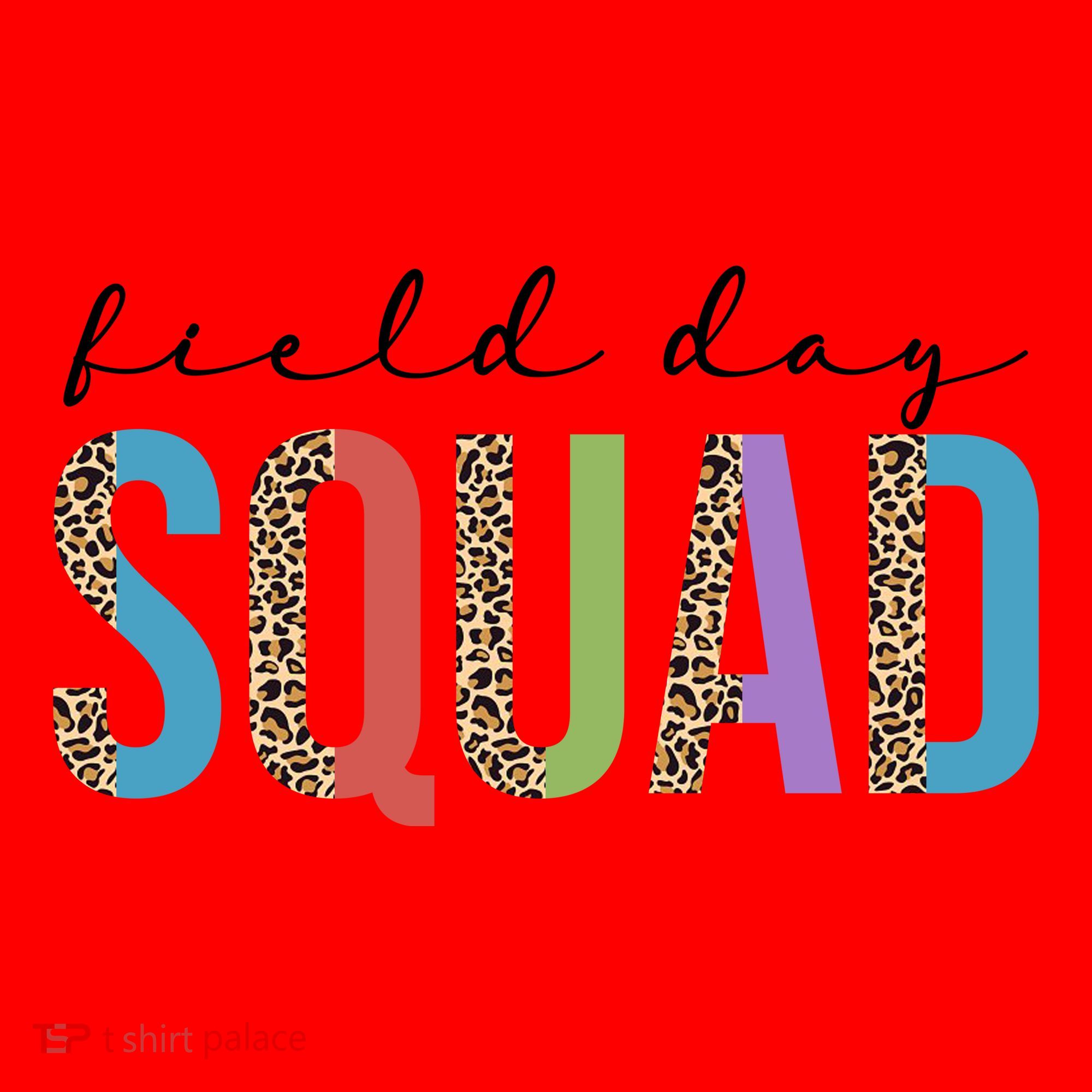 Field Day Squad Cheetah Print Santa Hat