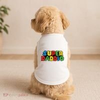 Fathers Day Super Daddio Doggie Tank thumb 2