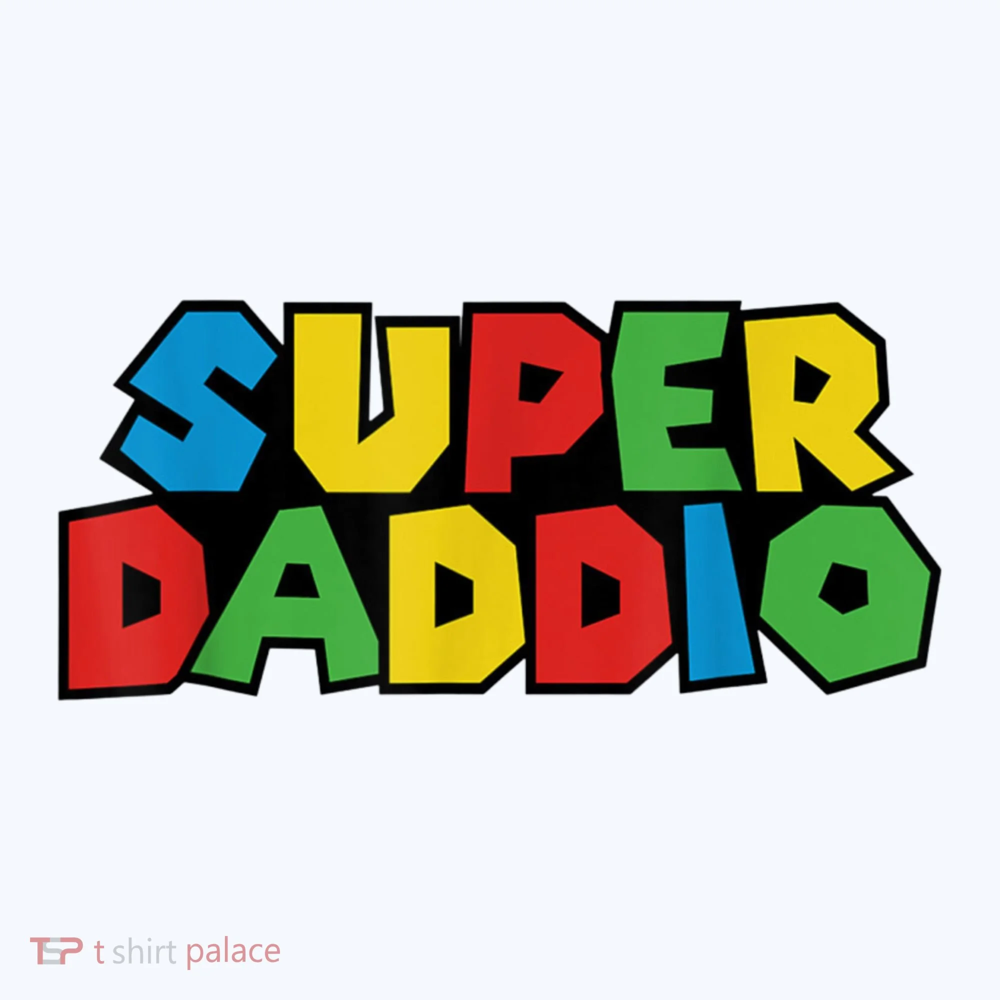 Fathers Day Super Daddio Doggie Tank