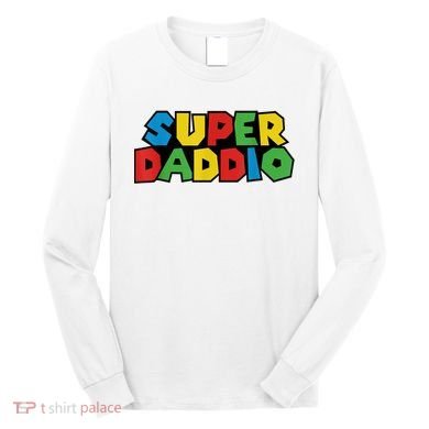 Fathers Day Super Daddio Long Sleeve Shirt