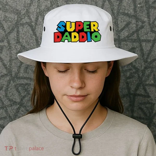 Fathers Day Super Daddio Bucket Hat