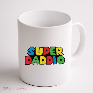Fathers Day Super Daddio Coffee Mug back