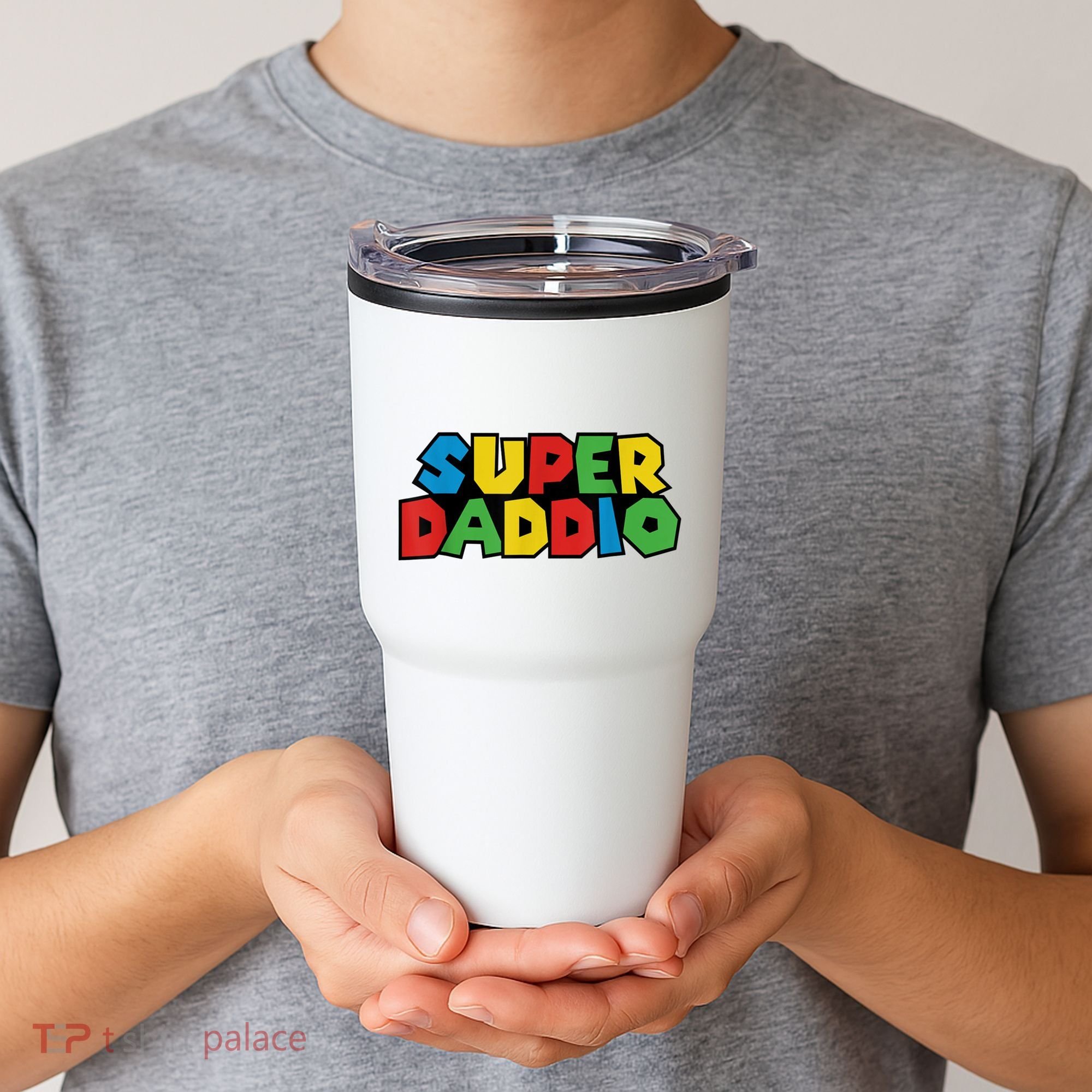 Fathers Day Super Daddio Tumbler