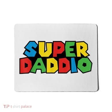 Fathers Day Super Daddio Mousepad