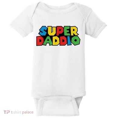 Fathers Day Super Daddio Baby Bodysuit