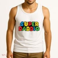 Fathers Day Super Daddio Tank Top thumb 3