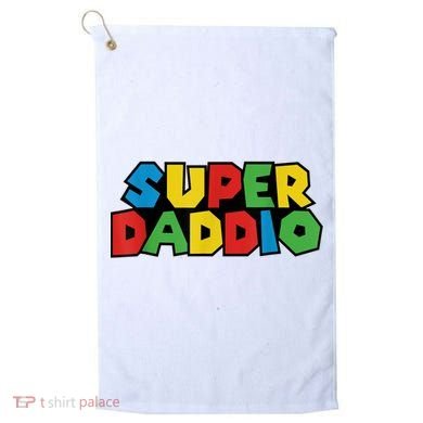 Fathers Day Super Daddio Golf Towel