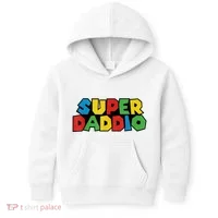 Fathers Day Super Daddio Kids Hoodie thumb 0