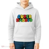 Fathers Day Super Daddio Kids Hoodie thumb 4