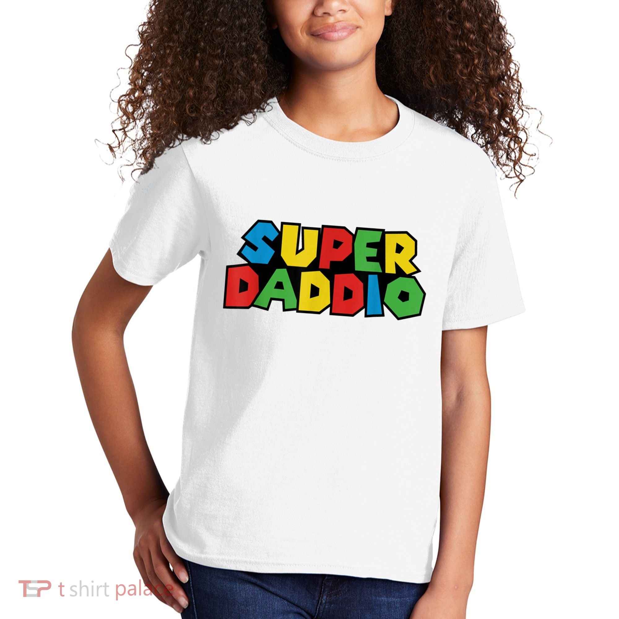 Fathers Day Super Daddio Kids T-Shirt