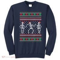 Funny Dancing Skeletons Ugly Christmas Sweater Sweatshirt thumb 0