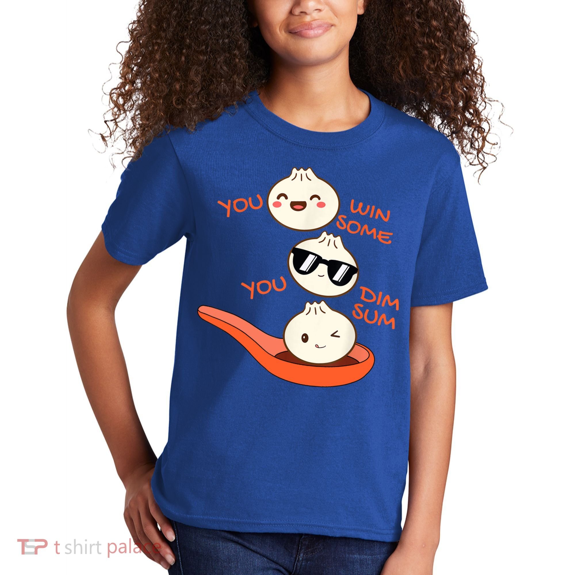 Funny Dim Sum You Win Some You Dim Sum Dumpling Lover Kids T-Shirt