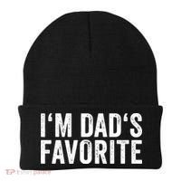 Favorite Daughter Son Child Boy Girl Im Dads Favorite Beanie thumb 0