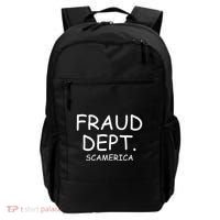 Fraud Dept Scam America Backpack thumb 0