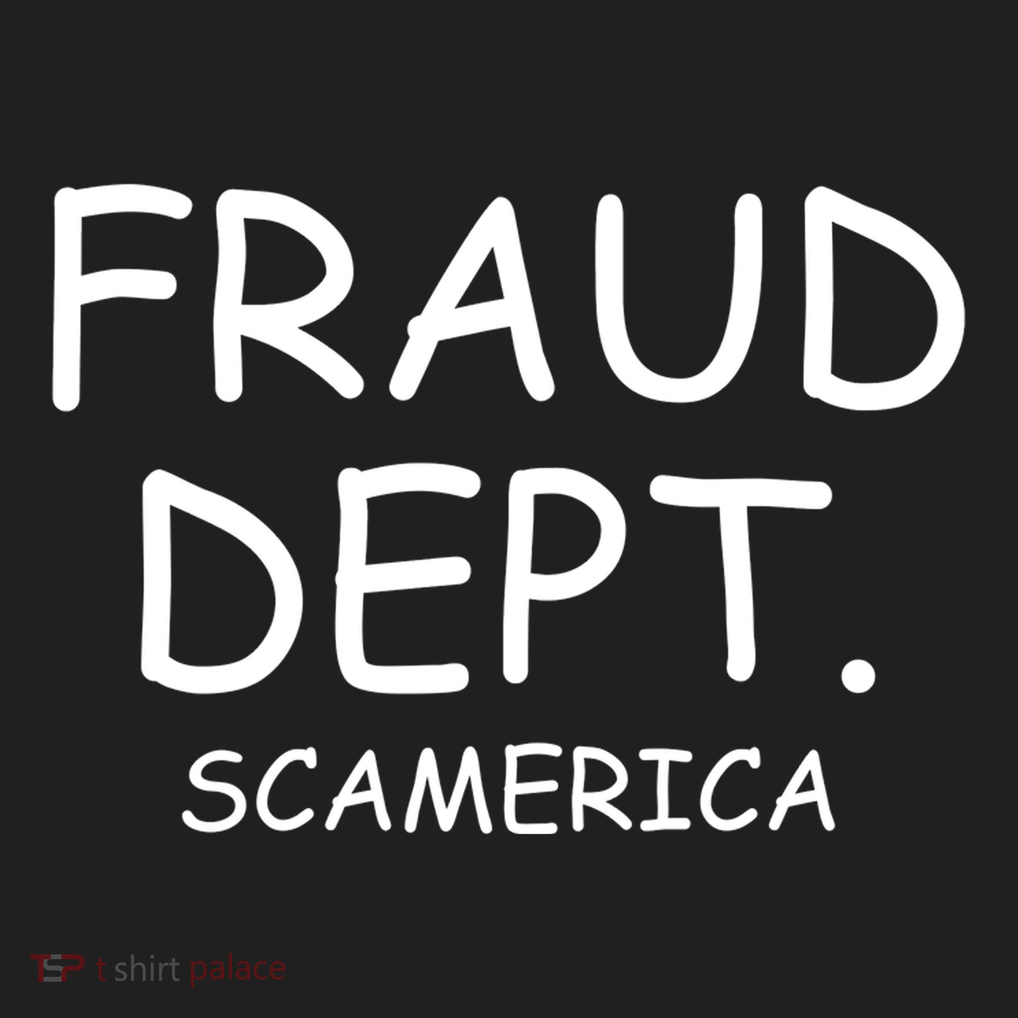 Fraud Dept Scam America Golf Towel