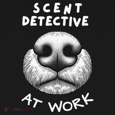 Fun Dog Scent Design Scent Detective At Work Women's Hoodie