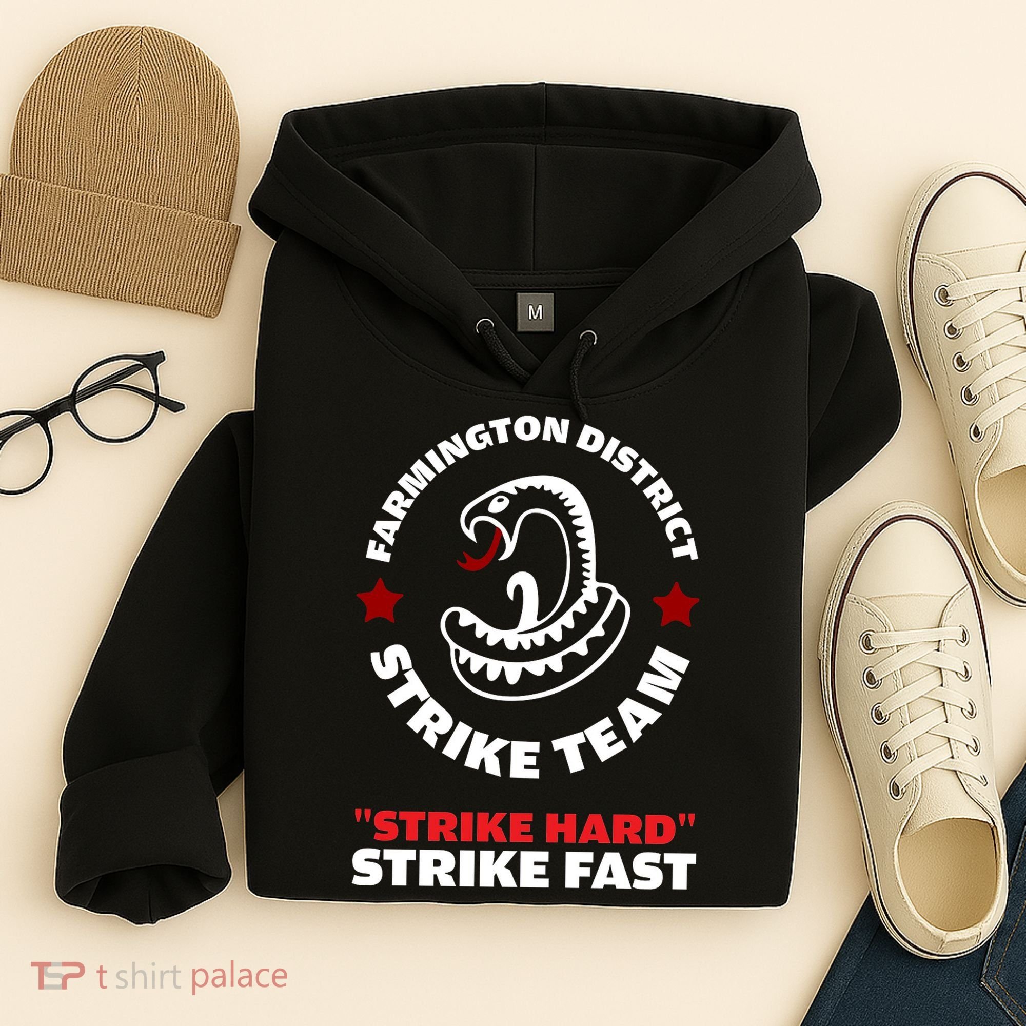Farmington District Strike Team Strike Hard Strike Fast Hoodie