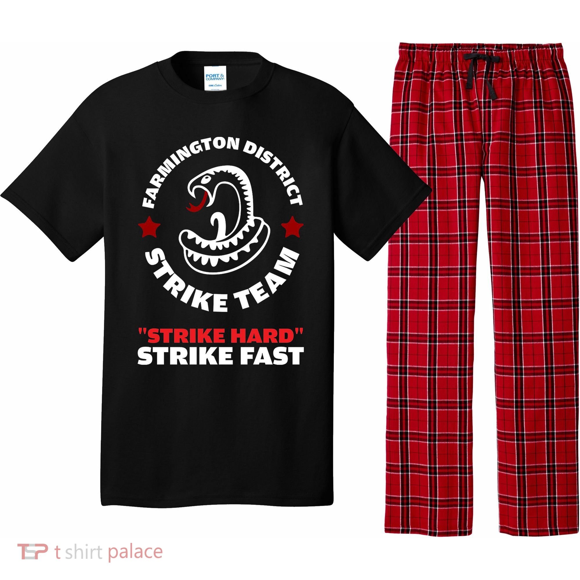 Farmington District Strike Team Strike Hard Strike Fast Pajama Set