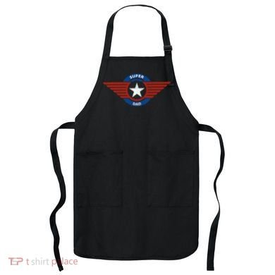 Father's Day Super Hero Dad Father and Protector Apron