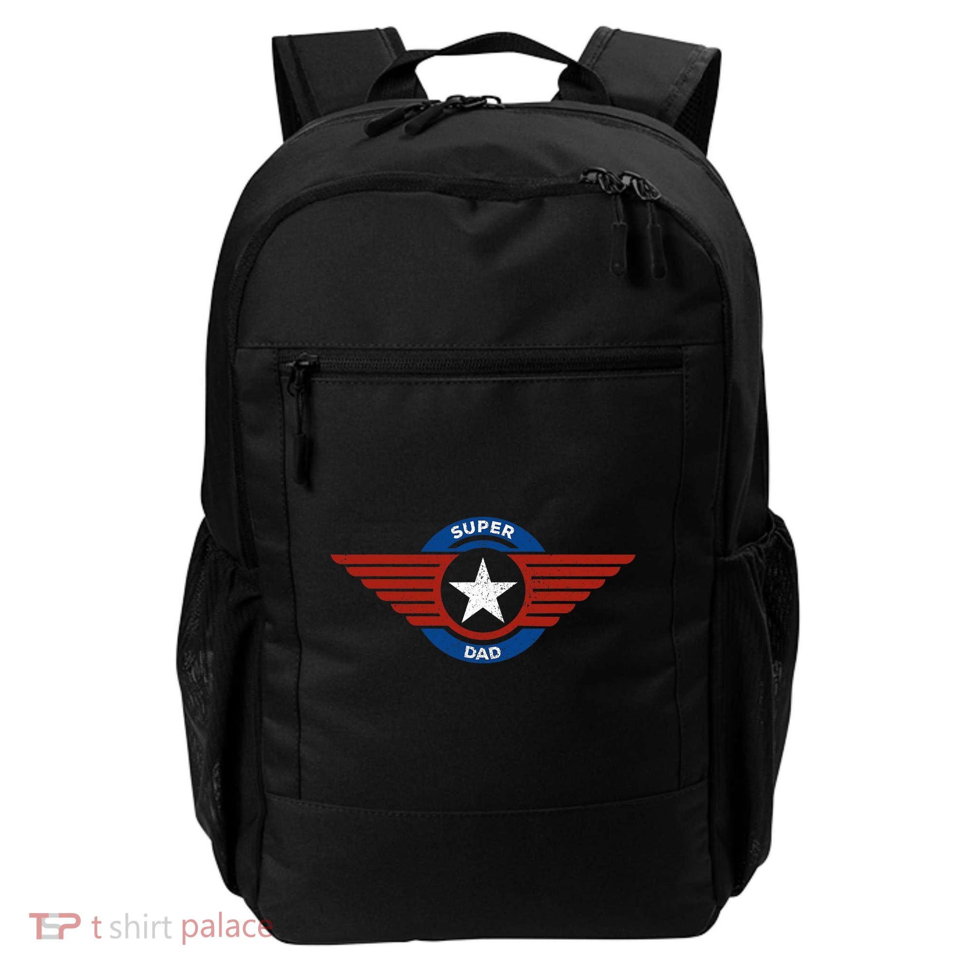 Father's Day Super Hero Dad Father and Protector Backpack