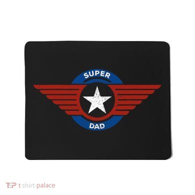 Father's Day Super Hero Dad Father and Protector Mousepad