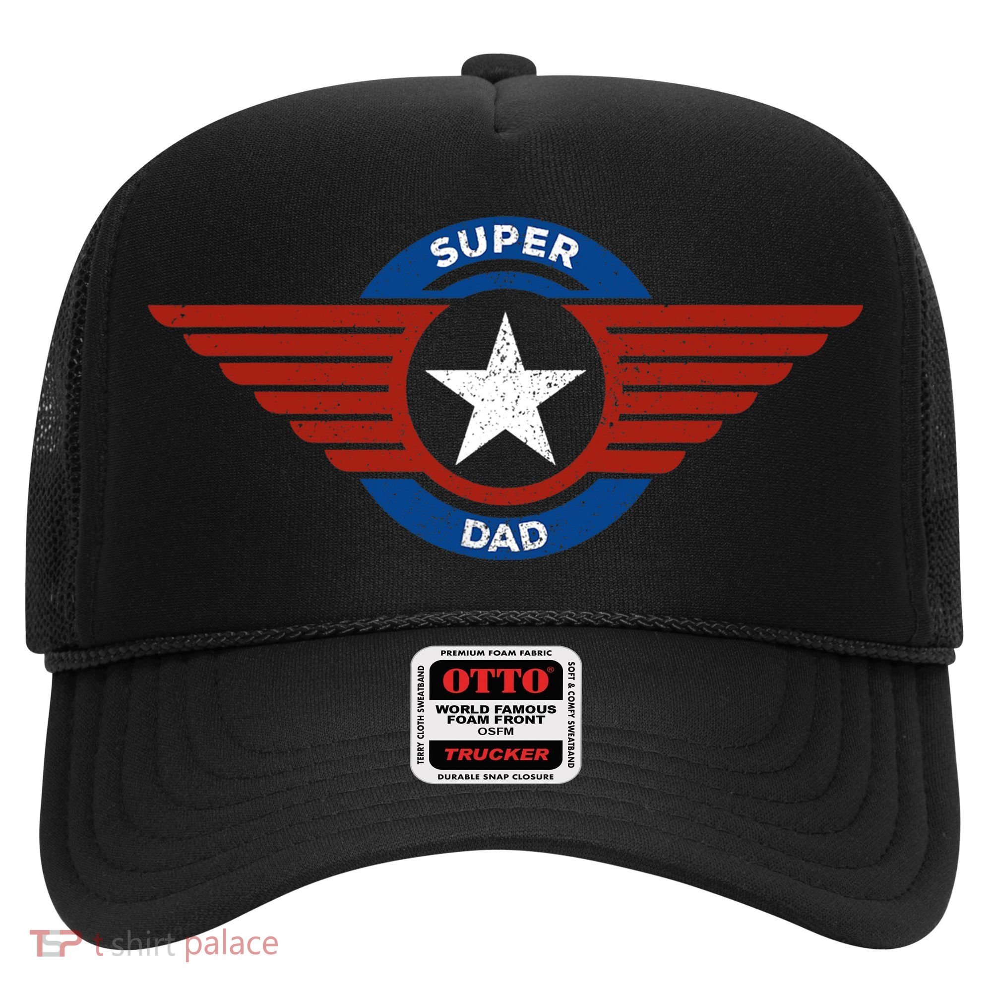 Father's Day Super Hero Dad Father and Protector Hat
