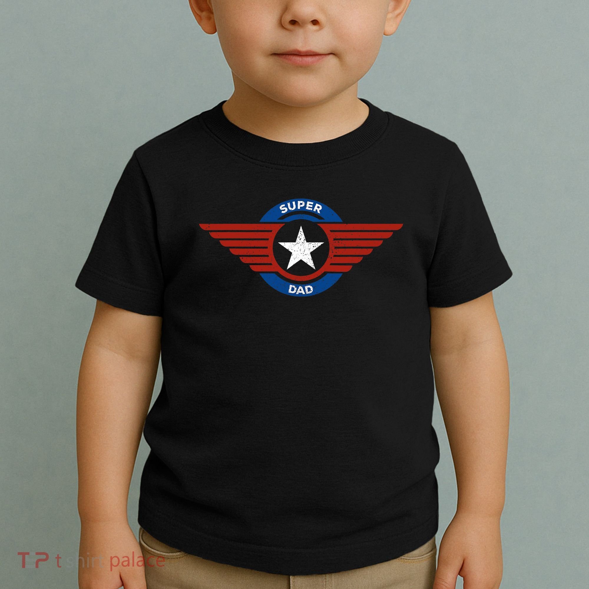 Father's Day Super Hero Dad Father and Protector Toddler T-Shirt