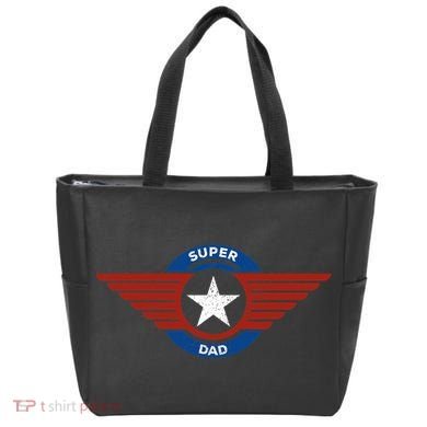 Father's Day Super Hero Dad Father and Protector Bag