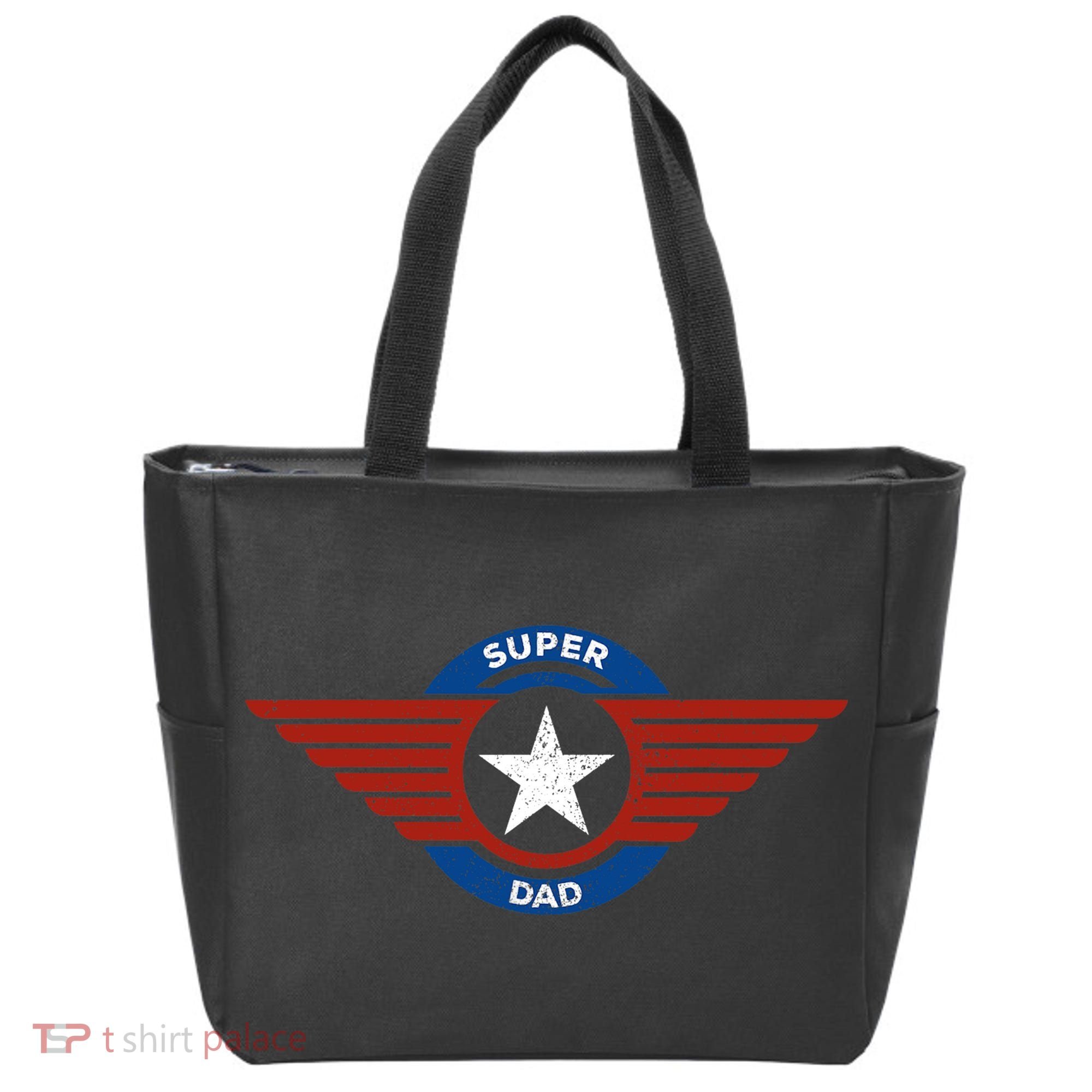 Father's Day Super Hero Dad Father and Protector Tote Bag