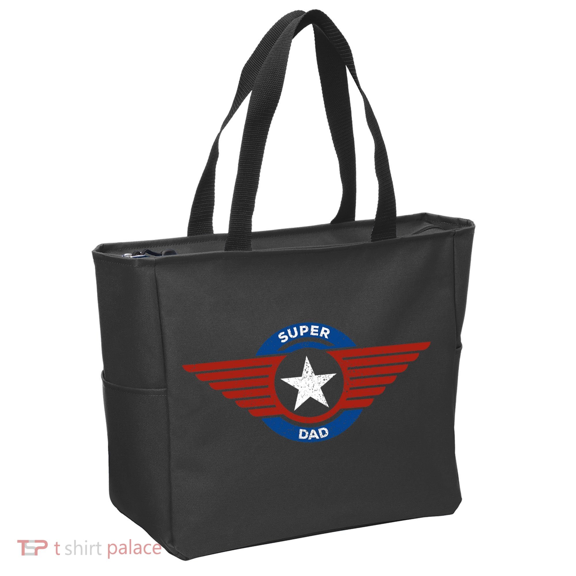 Father's Day Super Hero Dad Father and Protector Tote Bag