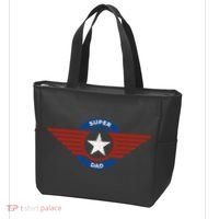 Father's Day Super Hero Dad Father and Protector Tote Bag thumb 3
