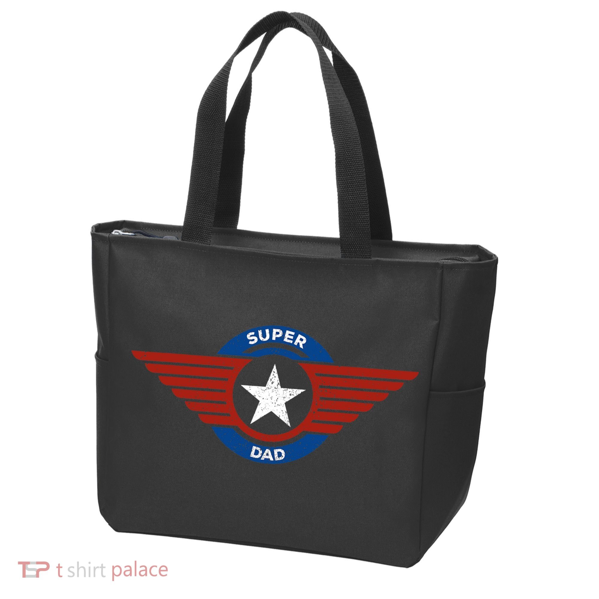 Father's Day Super Hero Dad Father and Protector Tote Bag