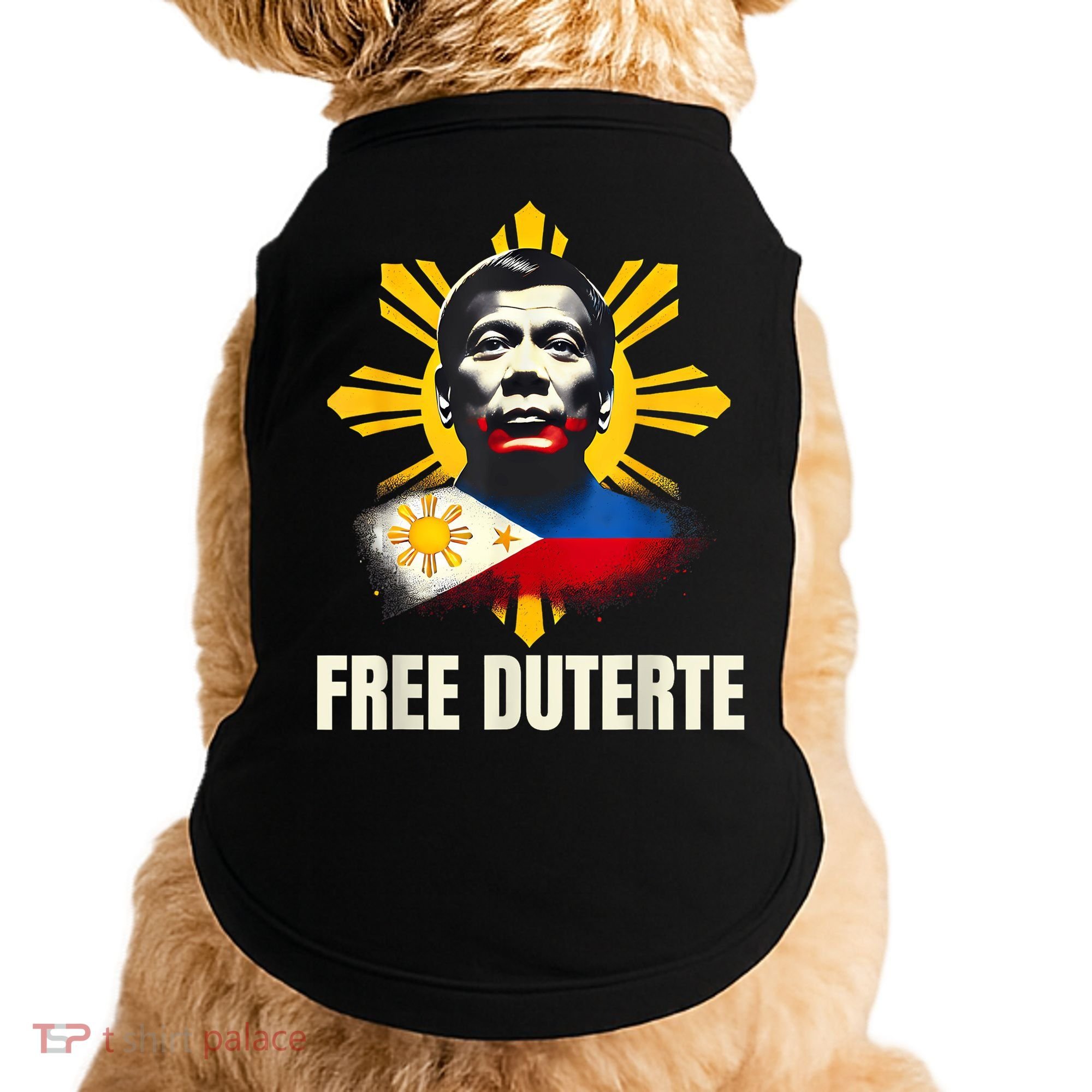 Free Duterte Supporter President Rodrigo Digong Patriots Doggie Tank