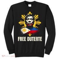 Free Duterte Supporter President Rodrigo Digong Patriots Sweatshirt thumb 0
