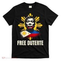 Free Duterte Supporter President Rodrigo Digong Patriots T-Shirt thumb 0