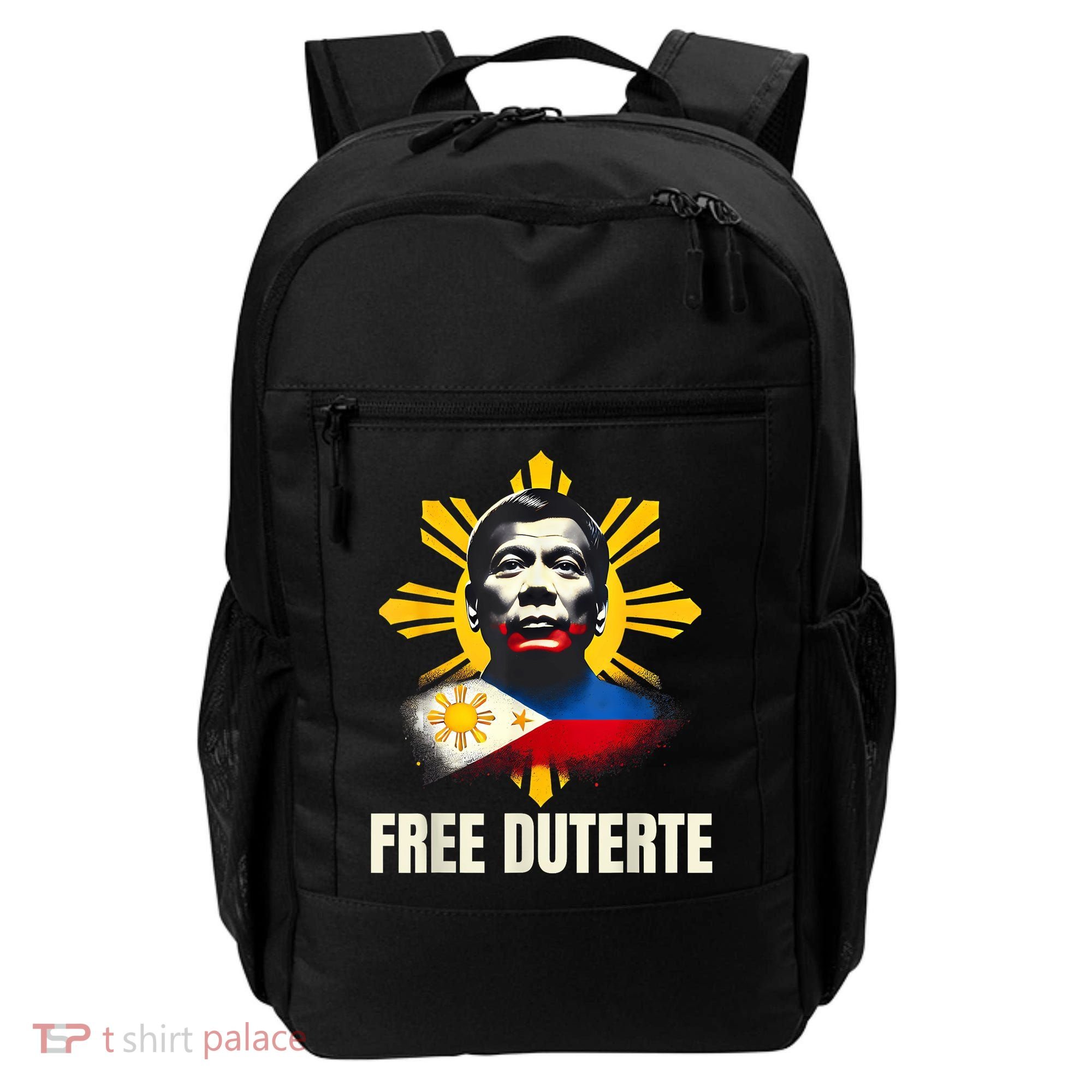 Free Duterte Supporter President Rodrigo Digong Patriots Backpack