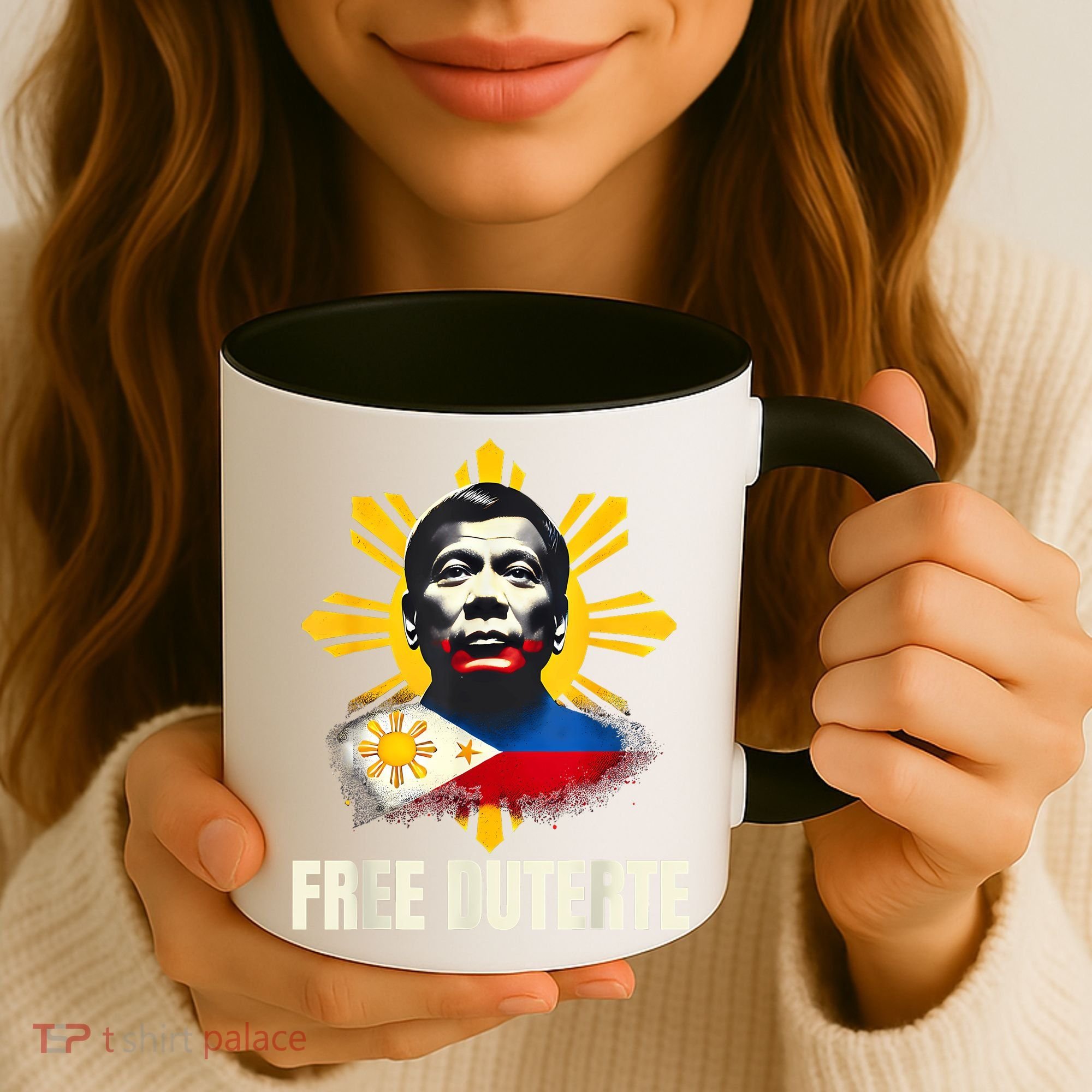 Free Duterte Supporter President Rodrigo Digong Patriots Coffee Mug