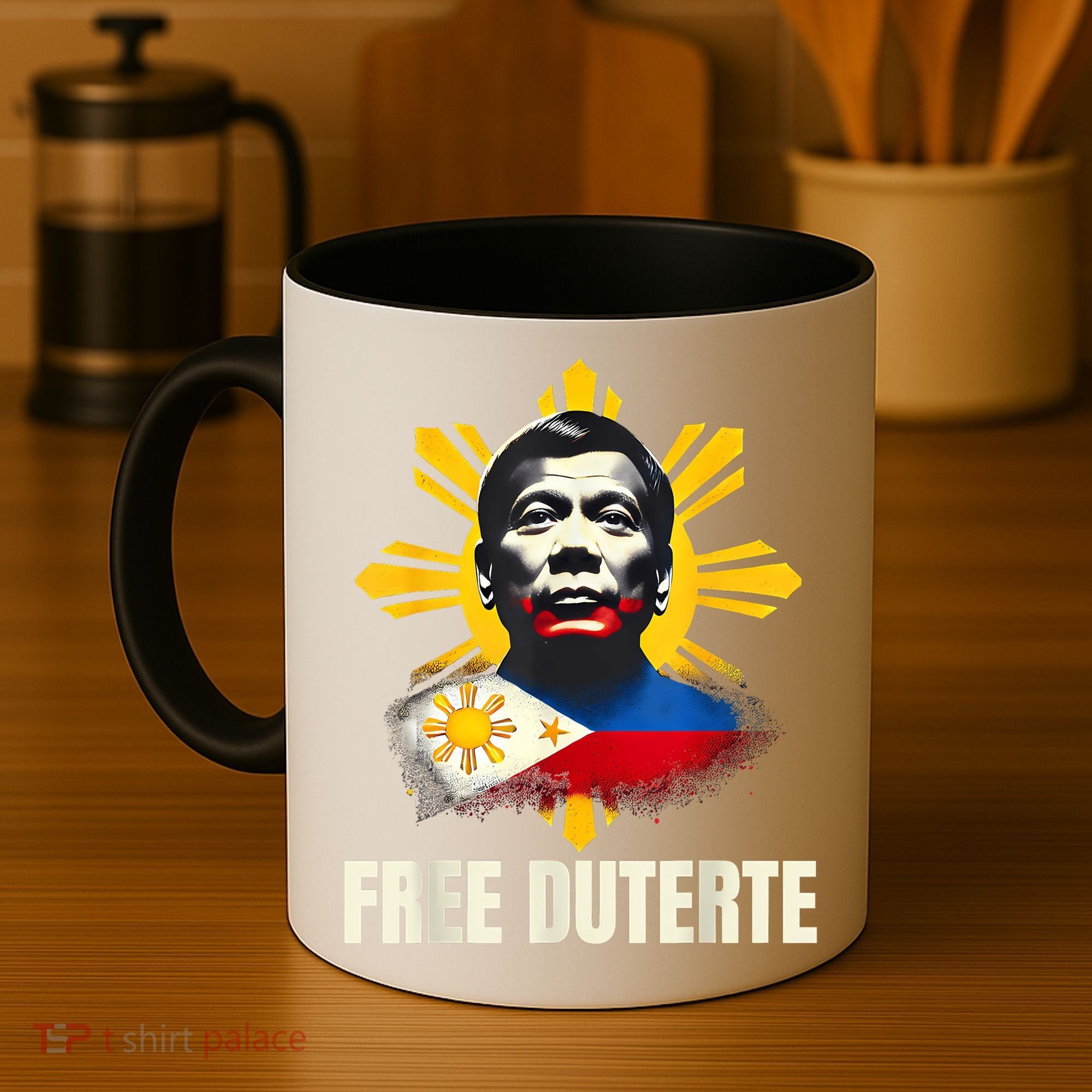 Free Duterte Supporter President Rodrigo Digong Patriots Coffee Mug