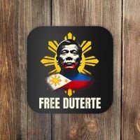 Free Duterte Supporter President Rodrigo Digong Patriots Coaster thumb 0