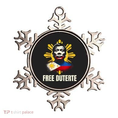 Free Duterte Supporter President Rodrigo Digong Patriots Ornament