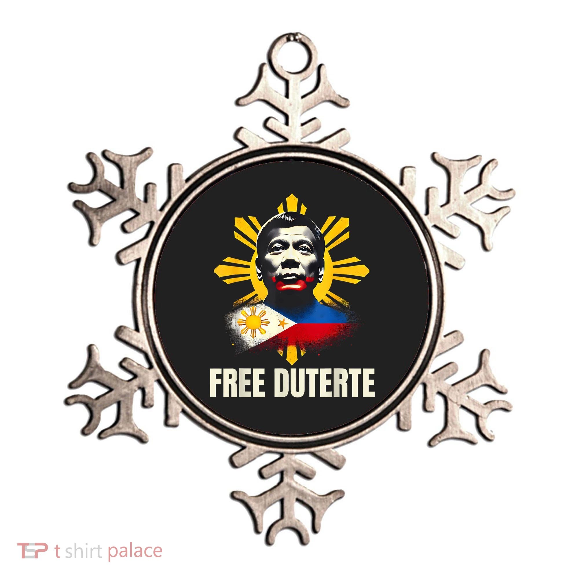 Free Duterte Supporter President Rodrigo Digong Patriots Ornament