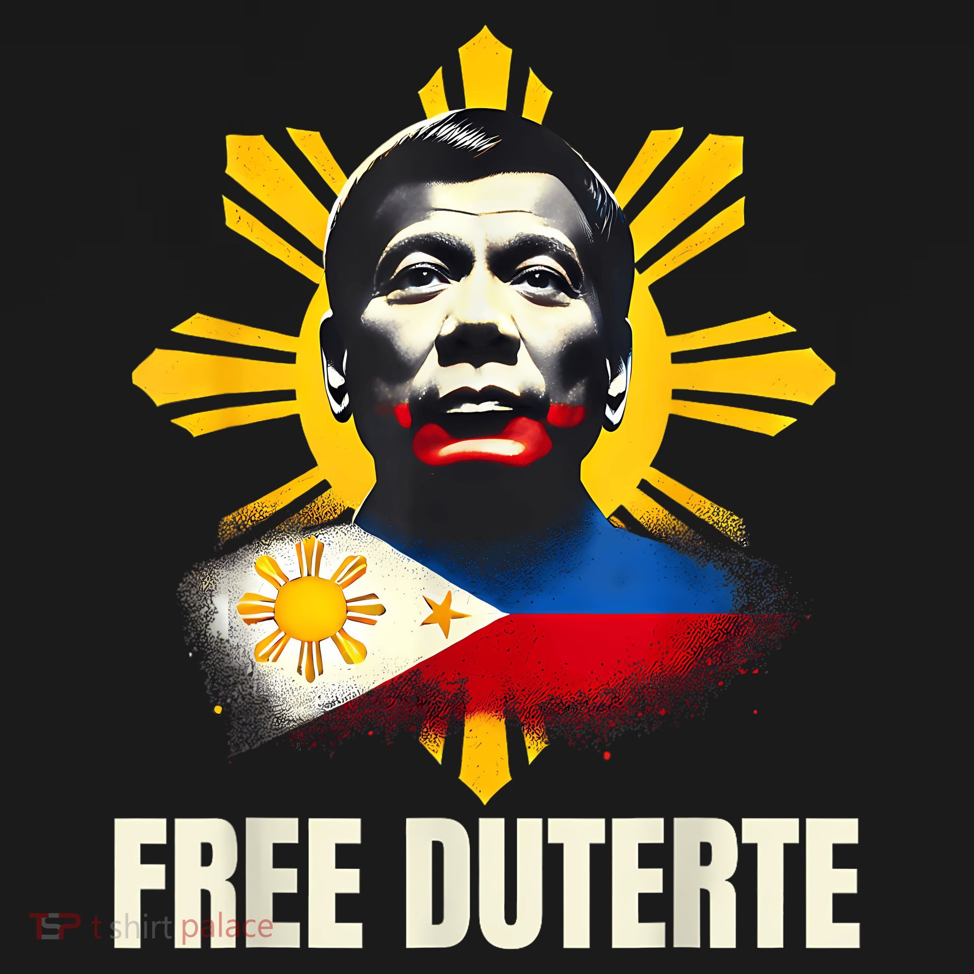 Free Duterte Supporter President Rodrigo Digong Patriots Women's Tank Top