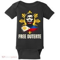 Free Duterte Supporter President Rodrigo Digong Patriots Baby Bodysuit thumb 0