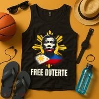 Free Duterte Supporter President Rodrigo Digong Patriots Tank Top thumb 4