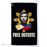 Free Duterte Supporter President Rodrigo Digong Patriots Golf Towel thumb 0