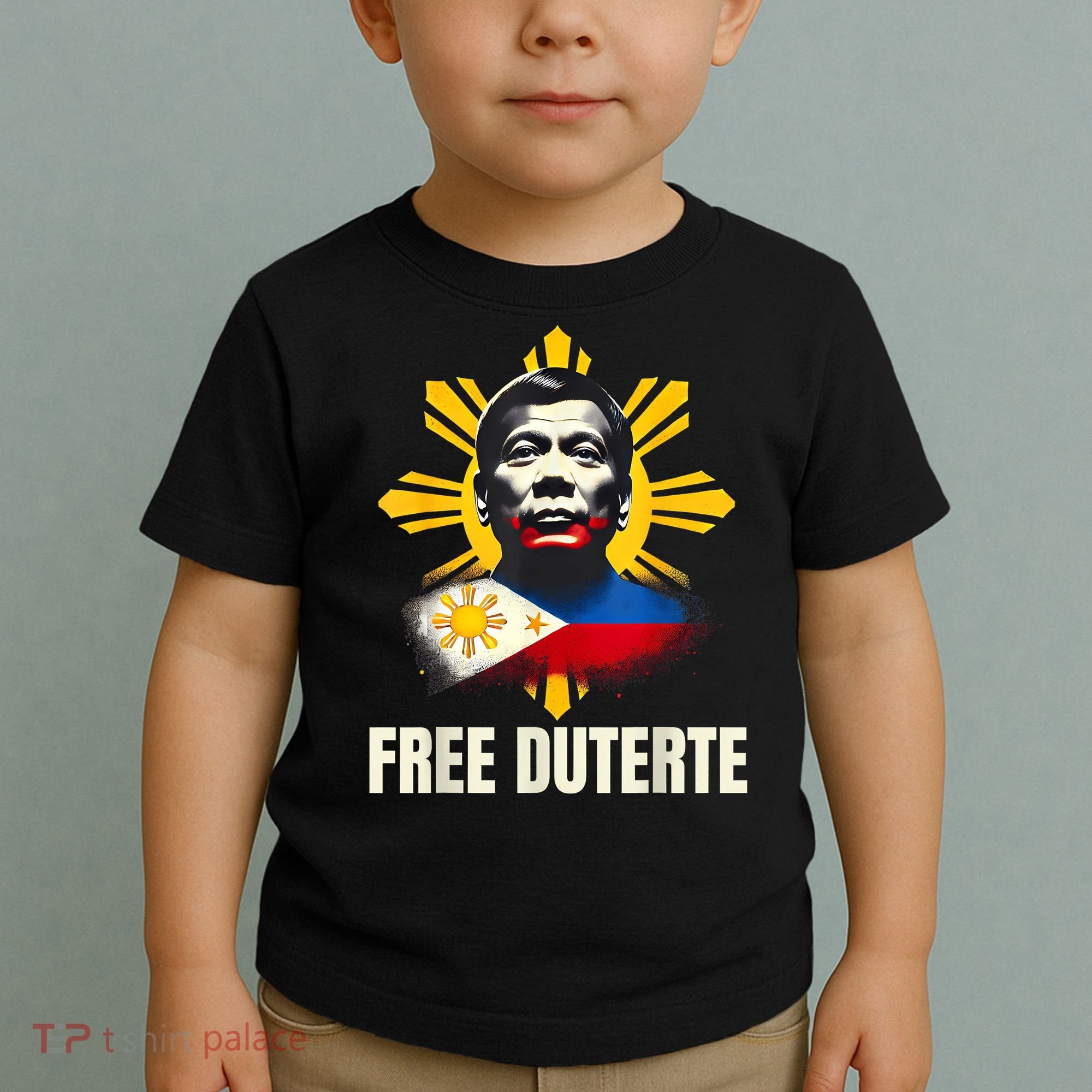 Free Duterte Supporter President Rodrigo Digong Patriots Toddler T-Shirt