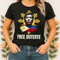 Free Duterte Supporter President Rodrigo Digong Patriots Women's T-Shirt thumb 2